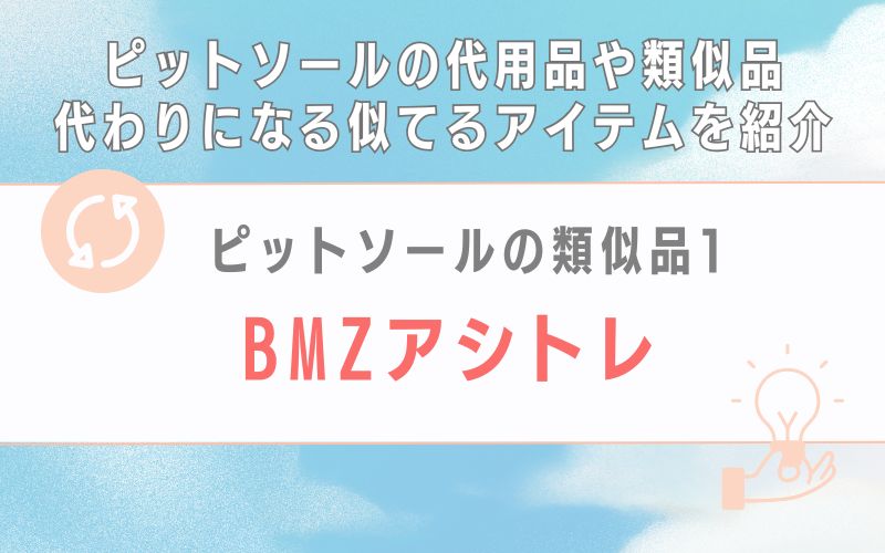 ピットソールの類似品1:BMZアシトレ
